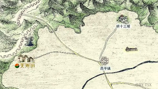 天寿陵园位置风水图